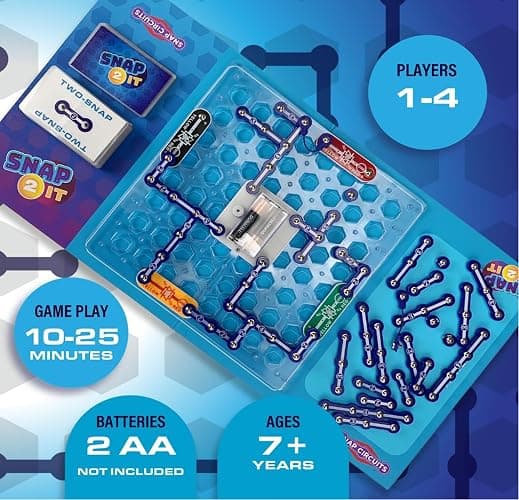 Snap 2 It® Board Game, Game of The Year Finalist, A Race to Light Up The Game, Will You Be First?, for Kids and Adults – Promotes Creativity and Problem Solving, STEM Toy thumbnail 2