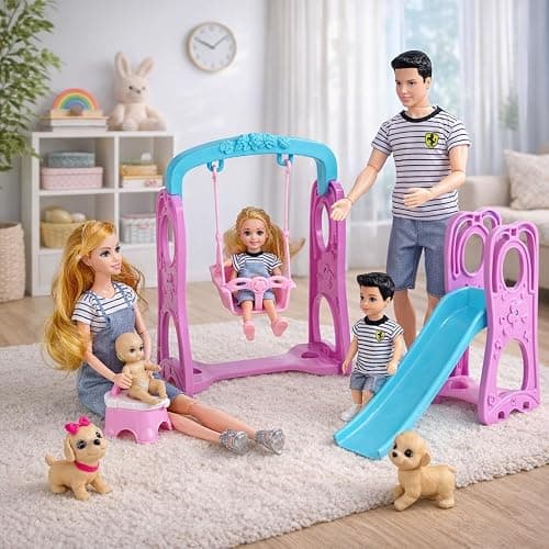 Familydolls Pregnant Dolls Set of 6 People with Removable Baby, 12 Inch Realistic Mommy Doll Set for Kids, Educational Pregnancy Doll Toy, Role Play Gift for Girls Ages 3+ thumbnail 9
