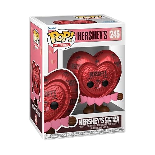 Funko POP AD Icons: Hershey Hearts's - Strawberry and Creme Heart - Collectable Vinyl Figure - Gift Idea - Official Merchandise - for Kids & Adults - Ad Icons Fans - Model Figure for Collectors - Image 1