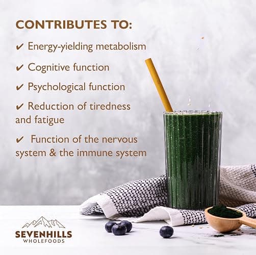Sevenhills Wholefoods Organic Spirulina Powder 500g | Certified Organic | Nutrient-Dense | 100% Pure & Natural thumbnail 3