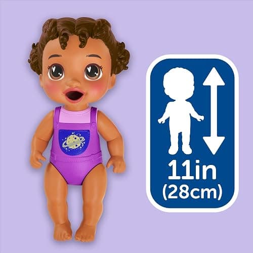 Baby Alive Dinnertime Creations, Black Hair Doll with Play Food Accessories, 11 inches, Toys for 3+ Year Old Girls and Boys thumbnail 6