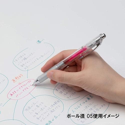 Pentel BLN74TL-10 Gel Ink Ballpoint Pen, ENERGEL IN FREE, 0.4mm, 10 Colors thumbnail 4