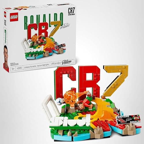 LEGO Editions Cristiano Ronaldo – Soccer Highlights - Building Set for Boys & Girls, Ages 10+ - Collectible Soccer Gift with Plaque - Kids Bedroom or Shelf Decor - 43012 thumbnail 8