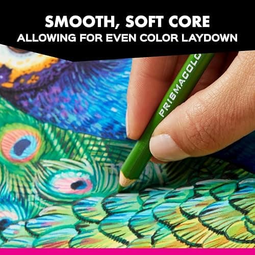 Prismacolor Premier Colored Pencils, Soft Core, Assorted Colors, 72 Count - Durable, Vibrant, Ultra-Smooth, Adult Coloring, Drawing, Sketching, Arts & Crafts thumbnail 5
