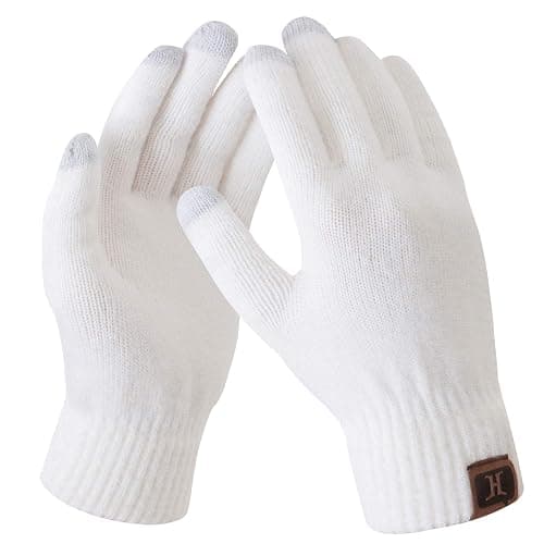 FZ FANTASTIC ZONE Women's Winter Touchscreen Wool Magic Gloves Warm Knit Fleece Lined for Women - Image 1