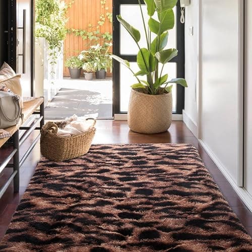 Fluffy Leopard Rug thumbnail 7