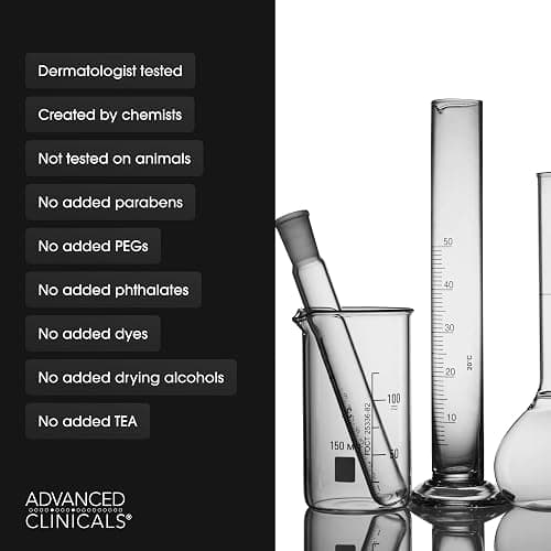 Advanced Clinicals Vitamin C Cream. Advanced Brightening Cream. Anti-aging cream for age spots, dark spots on face, hands, body. Large 16oz. thumbnail 7