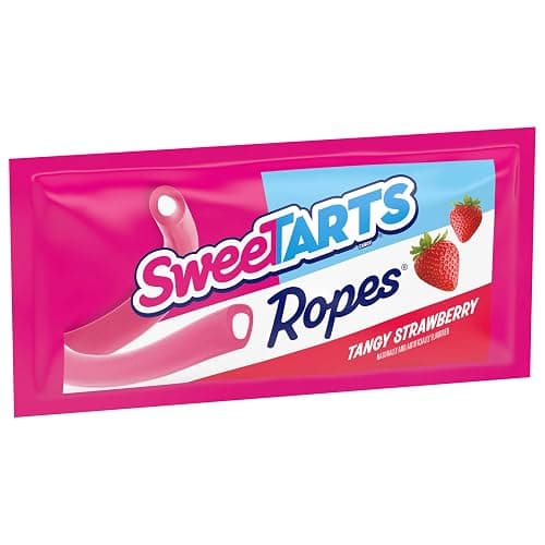 SweeTARTS Ropes Candy, Variety Mix, Cherry Punch, Twisted Rainbow Punch, Tangy Strawberry, Soft and Chewy, 15 oz thumbnail 4