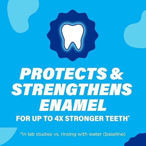 ACT Kids Anticavity Fluoride Mouthwash, Sugar & Alcohol Free Mouth Rinse Strengthens Teeth, Simply Strawberry, 16.9 fl. oz.(Pack of 3) thumbnail 6