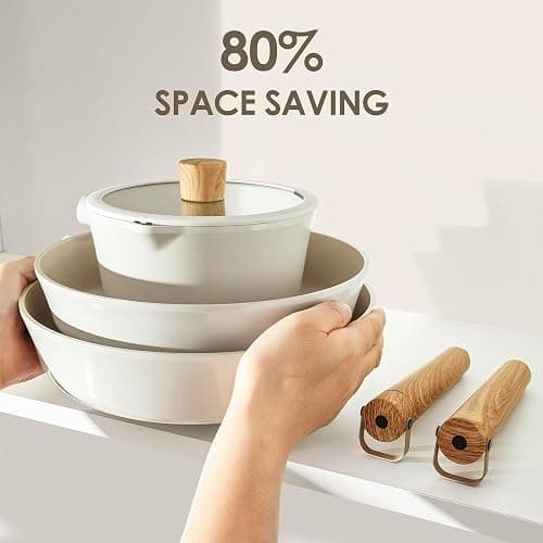 SENSARTE Ceramic Cookware Set  thumbnail 6