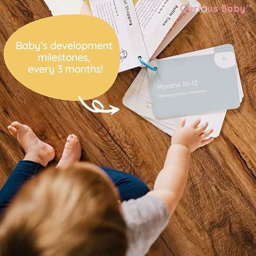 Curious Baby™ Award Winning 40+ Activities for Baby & Me (0-12 Months) | Developmentally-Focused and Stimulating Creative Playtime Ideas for Baby & Me | Includes Black/White High-Contrast Cards thumbnail 4