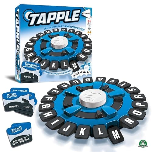 TAPPLE, Jeu de Mots électronique, Rapidité et réflexion, 2 à 8 Joueurs, pour Les Enfants dès 8 Ans, TAP01 - Image 1