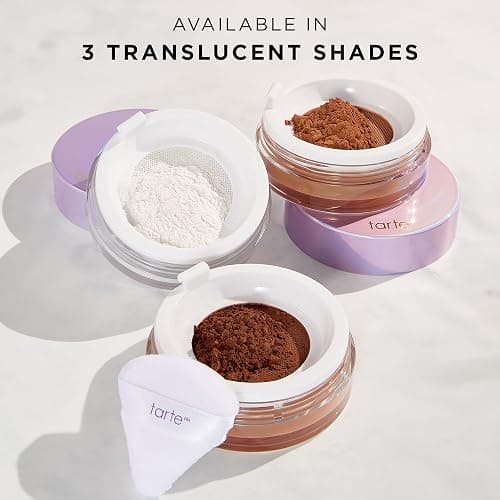 tarte creaseless setting powder – Pressed & Loose Face Powder, Lightweight Oil-Absorbing Formula for Longwear Finish, Vegan & Cruelty Free thumbnail 6