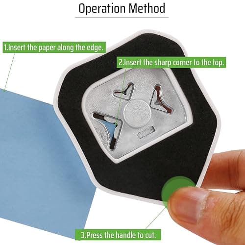 MyArTool 3 Way Corner Rounder Punch, 4mm, 7mm, 10mm 3 in 1 Corner Cutter for Card Making, Laminate, Cardstock, Scrapbooking and Paper Crafts, Business Cards thumbnail 5