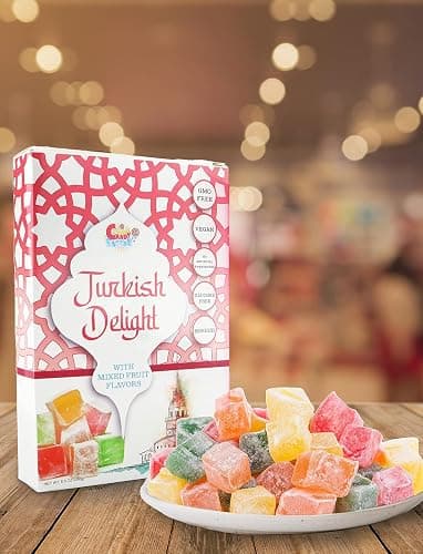 Sarah's Candy Factory Turkish Delight with Assorted Fruit Flavors 8.8 oz Gifts for Everyone Pack of 2 thumbnail 5