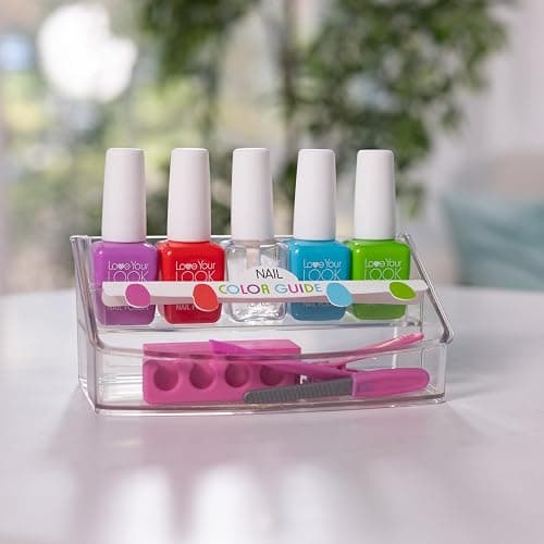 Melissa & Doug Love Your Look Pretend Nail Care Play Set – 20 Pieces for Mess-Free Play Mani-Pedis (Does NOT Contain Real Cosmetics), Pink thumbnail 9