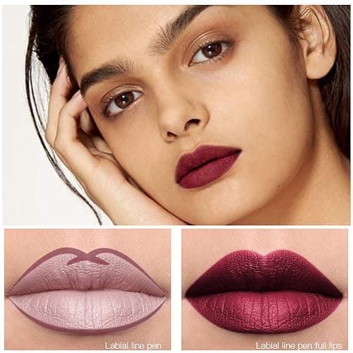 DC-BEAUTIFUL 18 Colors Lip Liners Pencil Set with 2 Pencil Sharpeners, Premium Waterproof Smooth Lip Pencils, Long Lasting Matte Makeup Lipliners thumbnail 6