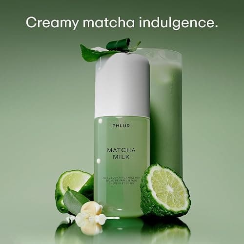 PHLUR Matcha Milk Body Mist, 3 Fl Oz - Hair and Body Perfume for Women | Bergamot, Matcha & Cream Perfume Body Spray with Vanilla, Amber and Musk Fragrance thumbnail 2