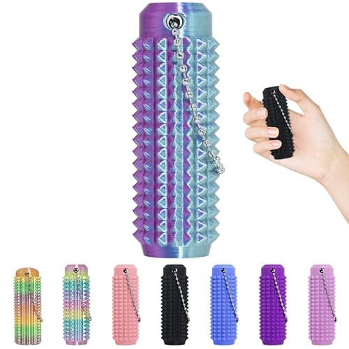 Little Ouchies Fidget Toys,Pain Stim Fidget Toy Reduce Stress for Adults,Anxiety Relief Pain Stim,Spiky Fidget Keychain for Anxiety and Stress Reduction,Novelty Gifts for Friends 1PCS - Image 1