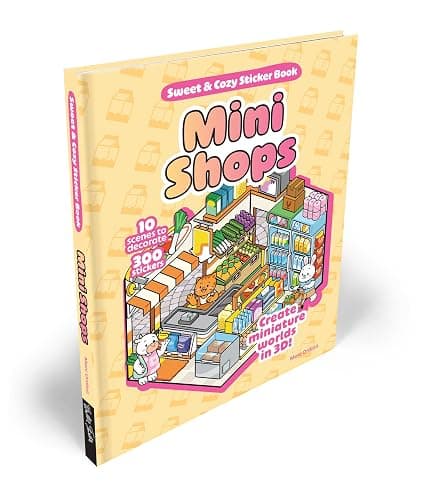 Mini Shops Sweet & Cozy Sticker Book: 10 Scenes to Decorate with 300 Stickers! Create Miniature Worlds in 3D! thumbnail 4