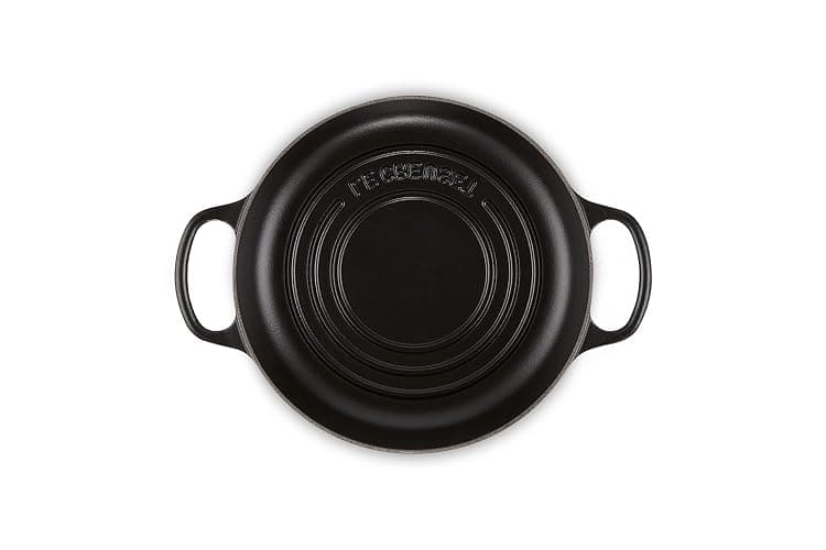 Le Creuset Enameled Cast Iron Signature Round Bread Oven, 9.5 inch, Licorice thumbnail 4