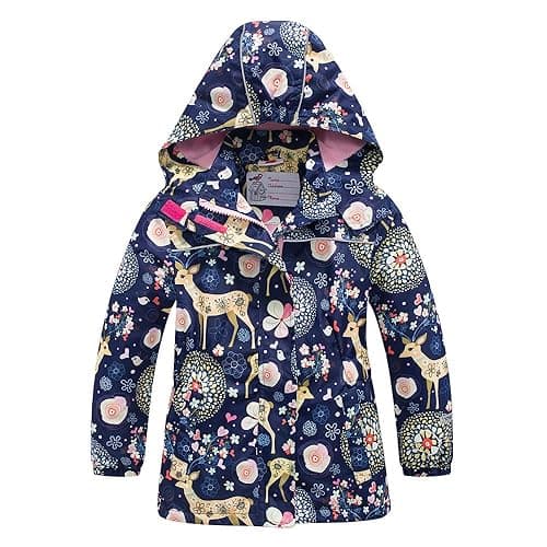 Girls Hooded Raincoat