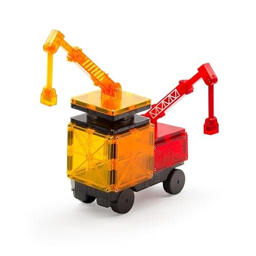 MAGNA-TILES Builder 32-Piece Magnetic Construction Set, The ORIGINAL Magnetic Building Brand thumbnail 8