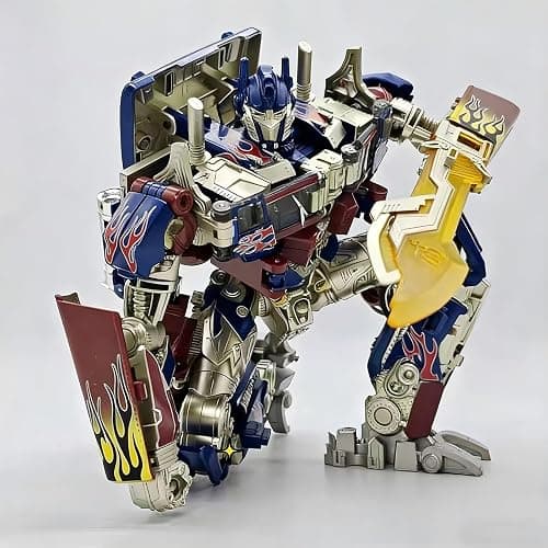 GERYNS Deformation Oversize Toy Action Figure Truck 12.6 Inches | Large Size Deformable Robot with Extra Interchangeable Head Gear Joints Alloy Parts for Adults Kids Ages 6+ thumbnail 3