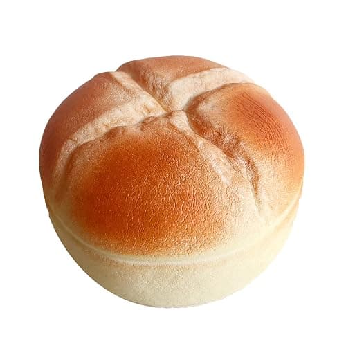 funnysquee Bread Super Soft Slow Rising Squishies Toy for Kids Birthday Gift,Cute Stress Relief Simulation Lovely Squishys Scented Squishi Squeeze Toys (Yellow) - Image 1
