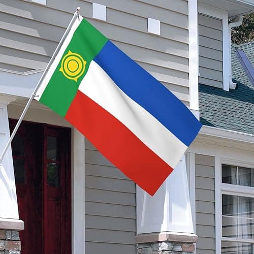 LIFANGMI Double Sided Flag of Khakassia Flag 3x5 FT Outdoor Flags Banners Durable Patio Indoor Decorative Flags Home Party Funny Flags 3by5 Flags thumbnail 5