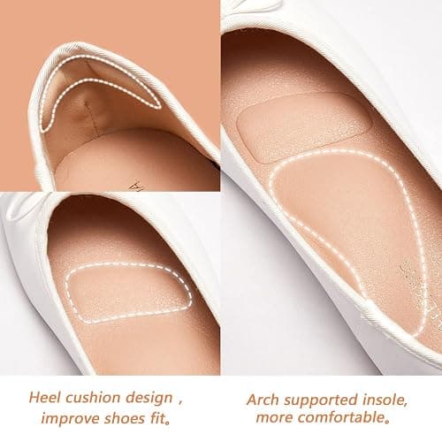 AFEETSING Women's Round Toe Ballet Flats Comfortable Bow Dressy Flats Shoes for Women thumbnail 4