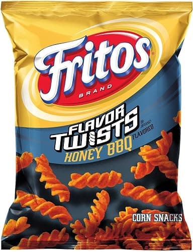 Fritos Corn Chips, Flavor Twists Honey Barbeque, Bundled by SUPERDEALS with mystery gift, 2-Ounce Large Single Serve Bags (Pack of 10) thumbnail 3