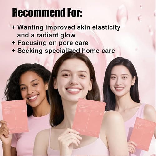 YZ&YL Collagen Face Mask, Bio Collagen Real Deep Mask Overnight for Glass Skin Glow, Elasticity, Lifting and Firming, Reduce Wrinkles, Pore Minimizing, After Sun Care, Travel Essentials, 34g x 5pcs thumbnail 7