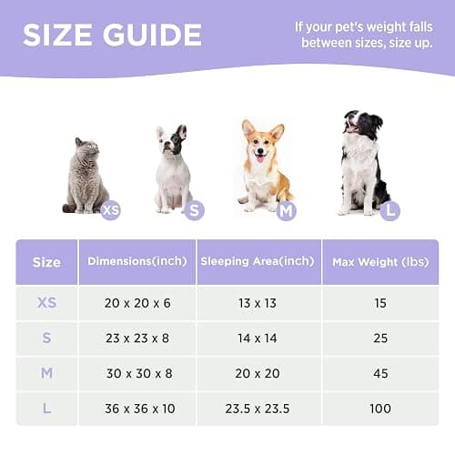 LE SURE Donut Small Dog Bed - Round Cat Beds for Indoor Cats Anti-Anxiety Calming Pet Beds, Washable Cute Modern Beds with Teddy Sherpa Plush & Anti Slip Bottom Brwon thumbnail 6