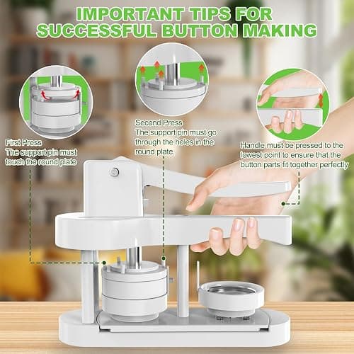 Button Maker Machine 58mm, Easy DIY Pin Maker Machine, No Setup Button Maker for Kids Crafts, Parties, School Projects & Beginners thumbnail 4