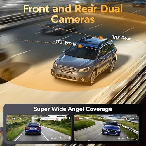 Csyibeielec Dash Cam Front and Rear - 4K HD Dual Dash Camera for Cars, Built-in 5G WiFi GPS, 64GB Card, Dashcam with 3.2" IPS Screen, UHD Night Vision, HDR, App Control, 24H Parking Monitor thumbnail 7