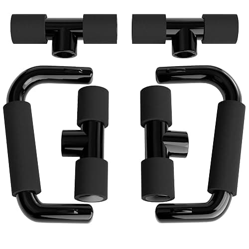 Readaeer Push Up Bars Gym Exercise Equipment Fitness 1 Pair Pushup Handles with Cushioned Foam Grip and Non-Slip Sturdy Structure Push Up Bars for Men & Women thumbnail 6