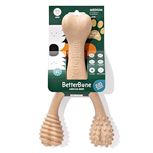 BetterBone - Medium Density - Ideal for Moderate to Strong Chewers - All-Natural, Nylon-Free Dog Chew Toys - Non-Toxic, Promotes Dental Health, Splinter-Resistant, Sustainably Made - Image 1