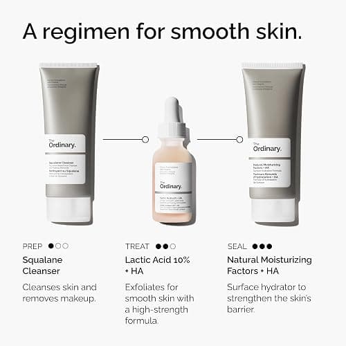 The Ordinary Lactic Acid 10% + Hyaluronic Acid 2%, High-Strength Exfoliating Serum for Smoother, Brighter Skin, 1 Fl Oz thumbnail 5