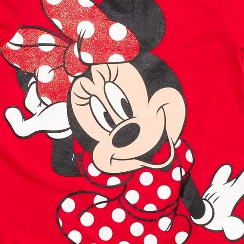 Disney Junior Floral T-Shirt and French Terry Shorts Outfit Set Newborn to Big Kid Sizes (6-9 Months - 14-16) thumbnail 5