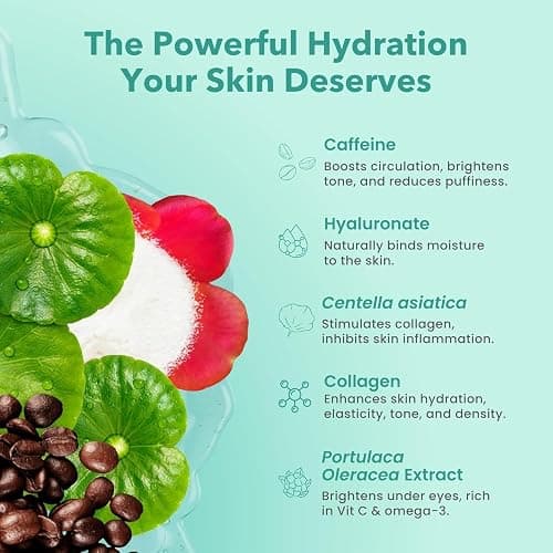 Patchology Rejuvenating Under Eye Gels - Hydrating Eye Mask w/Caffeine, Hydrolyzed Collagen & Centella Asiatica- Under Eye Patches For Dark Circles - Minimize Puffiness & Wrinkle Reducer - 30 ​Pairs thumbnail 3