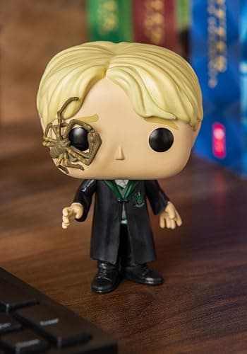 Funko POP! Harry Potter: Malfoy with Spider | Official Merch - Collectable Vinyl Figurine for Shelf Display - Birthday Gift Idea for Fans and Collectors thumbnail 2