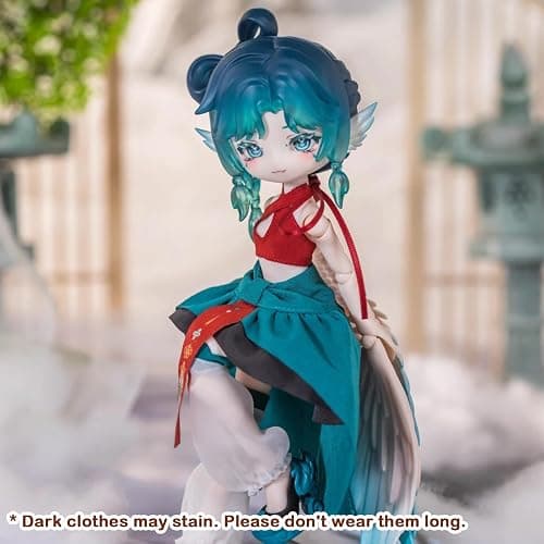 BEEMAI Luluya Cloud Feather Pavilion Series Single Box (Contains 1 Figure), 1/8 BJD Blind Box Cute Figures Collectibles Birthday Gift thumbnail 8