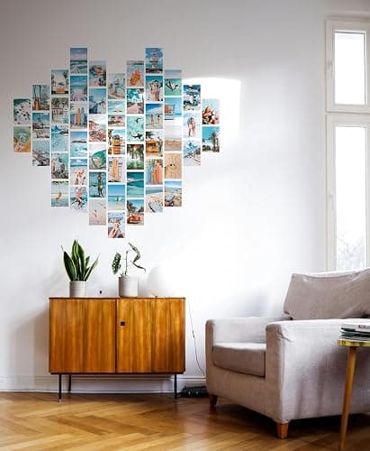 TAOLIN QING Beach Wall Collage Kit Aesthetic Pictures, 50 Pcs 4x6 Inch, Summer Beachy Room Decor Collage Print Kit, Cute Bedroom Decor for Teen Girls (Beach) thumbnail 3