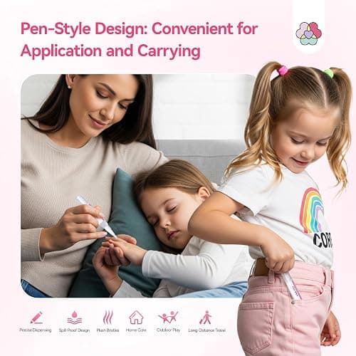 SAVILAND Cuticle Oil Pen for Kids: Plant-Based Nail Oil Pen 8-Hour Long-Lasting Nourishment 2-Hour Soften Tough Hangnails Child-friendly Cuticle Oil for Nails Gentle Nail Care for Kids 3-8 (Glamkids) thumbnail 6