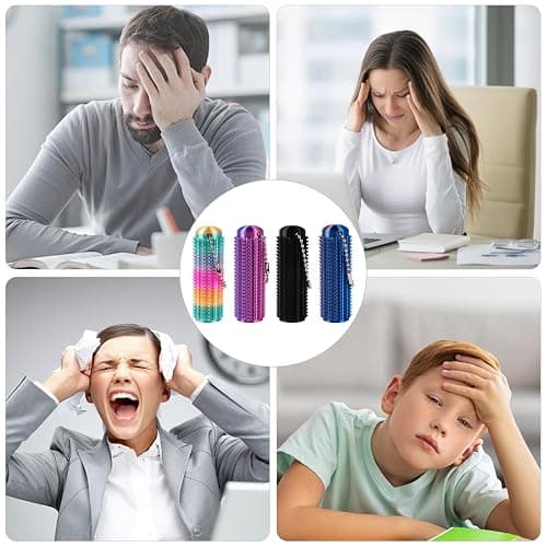 fidget toys 4PCS 3D Printed Fidget Toy Little Ouchies Pain Fidget FeiatPogra Spiky Fidget Clicker for Adults & Teens Sensory Pain Stimming Fidgets for Stress Relief & Focus 3D Printed Fidgets thumbnail 4