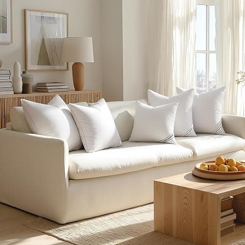 MIULEE 18x18 Pillows Inserts Pack of 4, Down Alternative Virgin Filling | Decorative Pillow Insert, Comfy Support Throw Pillows for Sofa Couch Bed thumbnail 2