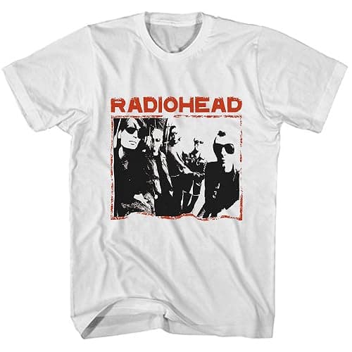 UK Rock Band Vintage Shirt, Unisex T-Shirt for Mens Womens Fans White - Image 1