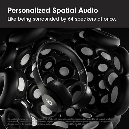 Beats Solo4 with AppleCare+ for Headphones (2 Years) - Matte Black thumbnail 4
