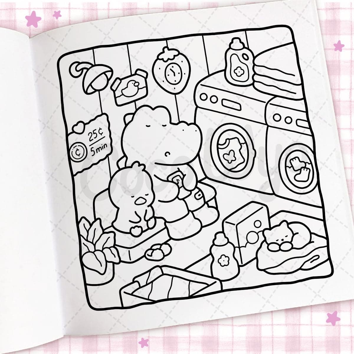 Cozy Days: A cute and comfy colouring book thumbnail 3